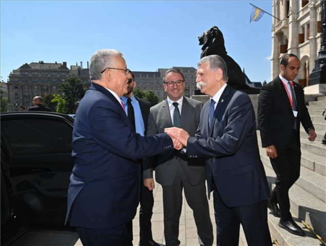Kövér László fogadta az egyiptomi képviselőház elnökét 