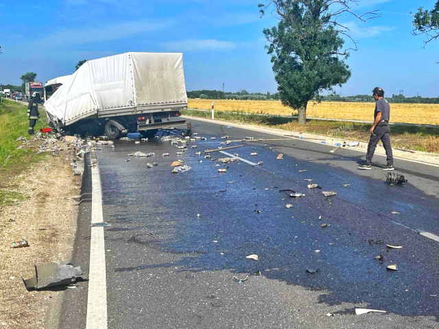 Halálos baleset az 55-ös úton Domaszéknél