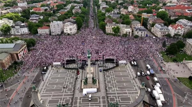 Voks 24 - A Tisza párt demonstrációja Budapesten