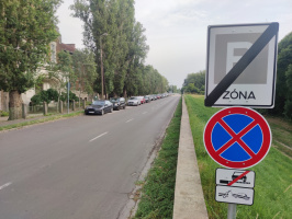 Parkolózóna vége