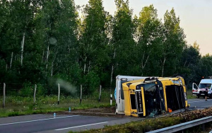Kamion balesete az M5-ös autópályán
