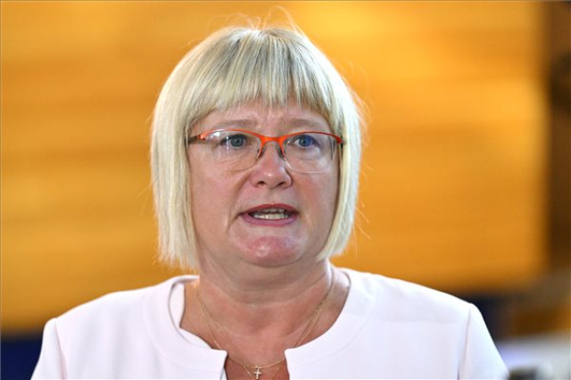 Gál Kinga sajtótájékoztatója Strasbourgban