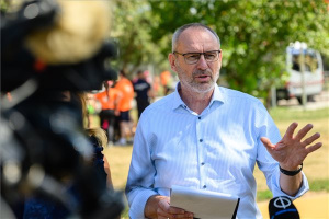 Vitályos Eszter és Zsigó Róbert látogatása a Zánkai Erzsébet-táborban 