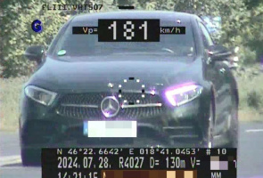 Mercedes sebességtúllépés