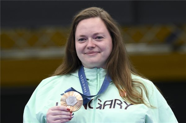 Párizs 2024 - Major Veronika bronzérmes sportpisztolyban