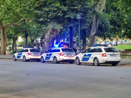 Rendőri intézkedés Széchenyi tér