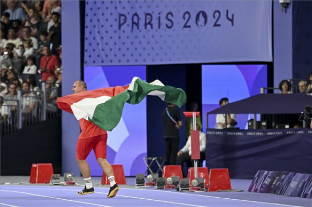 Párizs 2024 - Atlétika - A kalapácsvető Halász Bence ezüstérmes