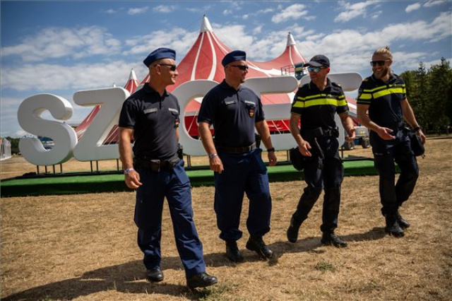 Sziget - Holland rendőrök is segítik a BRFK munkáját a fesztiválon