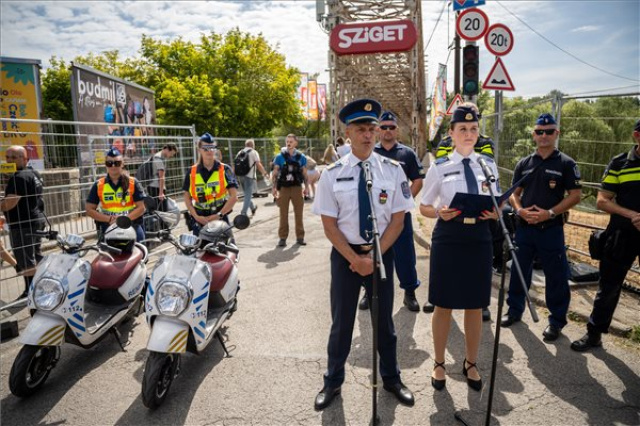 Sziget - Holland rendőrök is segítik a BRFK munkáját a fesztiválon