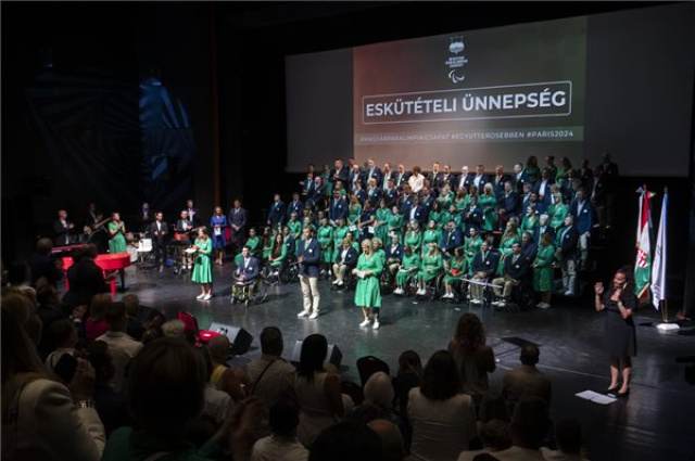 Paralimpia 2024 - Letették az esküt a magyar csapat tagjai