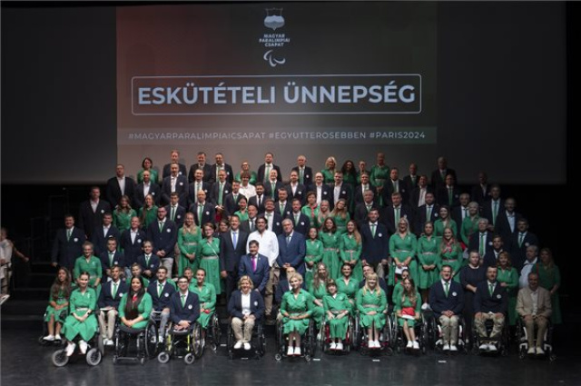 Paralimpia 2024 - Letették az esküt a magyar csapat tagjai