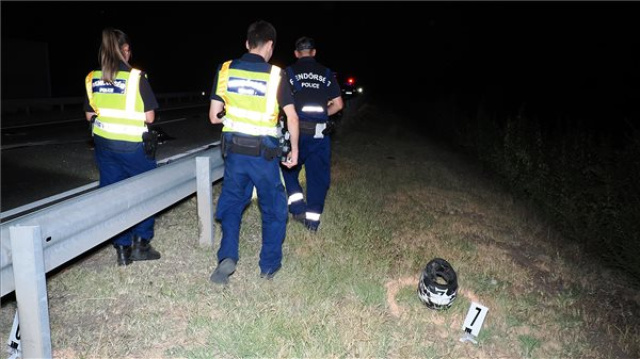 Balesetben meghalt egy motoros Kecskemétnél a 445-ös főúton