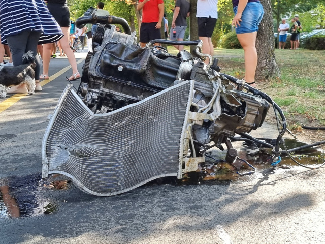 Tűzoltóautó ütközött személyautóval a Rókusi körúton