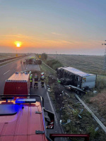 Baleset M43 Csanádpalota