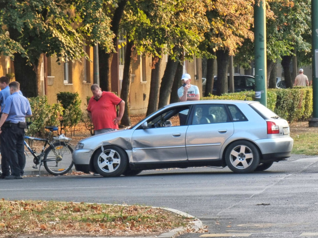 Baleset a Budapesti körút, Szamos utca kereszteződésében