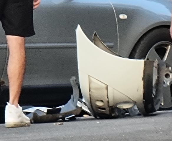 Baleset a Budapesti körút, Szamos utca kereszteződésében