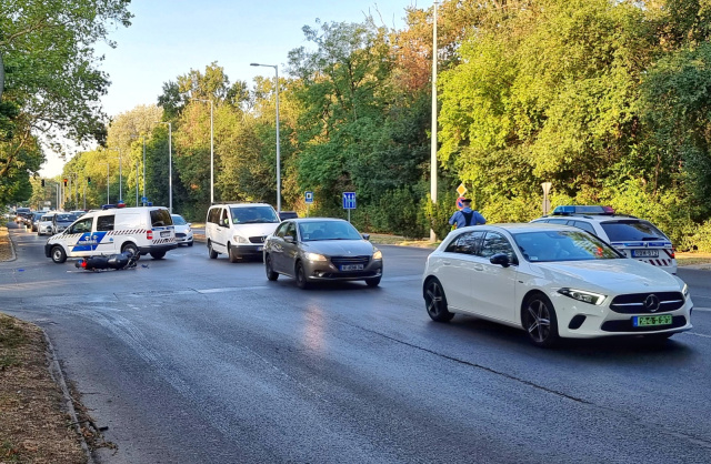 Baleset a Temesvári körúton