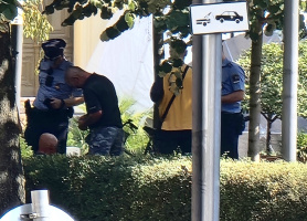 Rendőri intézkedés Dugonics tér