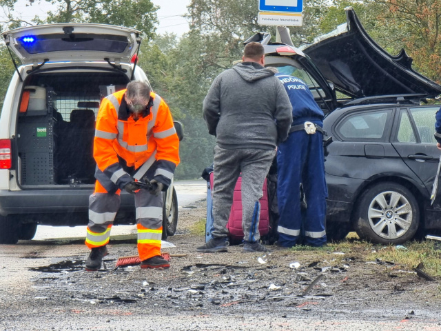 Baleset a Sándorfalvi úton