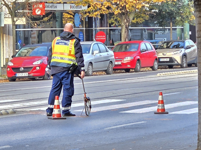 Baleset a Kossuth Lajos sugárúton