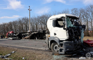 Baleset a 3-as főúton Felsőzsolcánál