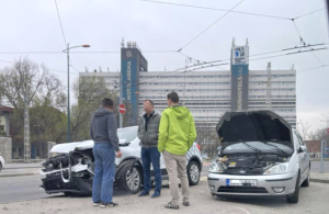 Baleset a Kerepesi út, Dózsa György utca kereszteződésében