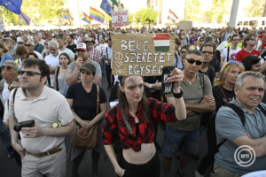 Tüntetés Budapesten
