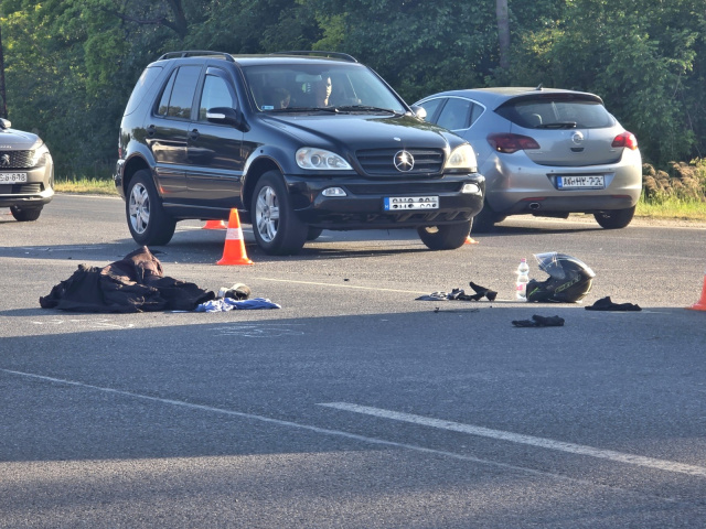 Motoros ütközött személyautóval a 47-es főúton