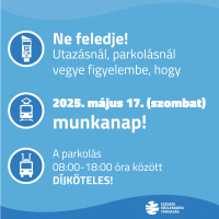 Május 17. parkolás