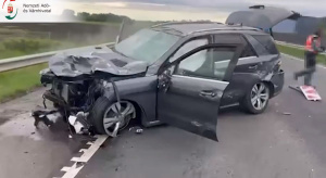 Embercsempészt üldöztek az M3-as autópályán