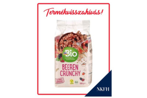 dmBio Beeren Crunchy bogyós gyümölcsös 500 grammos müzli