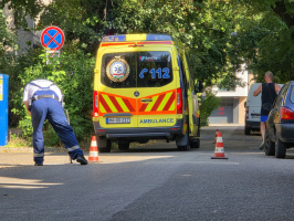 Baleset a Nemes Takács utcában