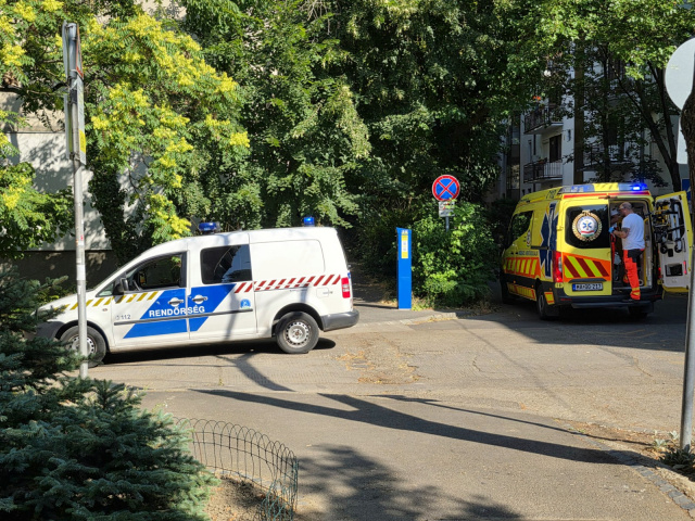 Baleset a Nemes Takács utcában