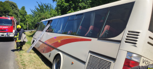 Busz hajtott árokba Zalakaroson
