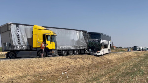 Buszbaleset Szabadkánál