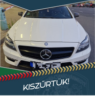 Körözött Mercedes Röszkén