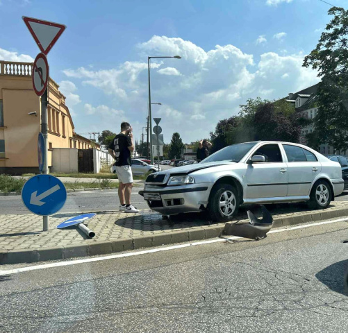 Baleset a Vásárhelyi Pál úton
