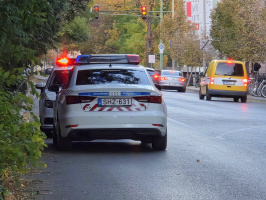 Rendőri intézkedés a Boros József utcában