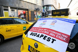 Taxis-demonstráció-Budapesten