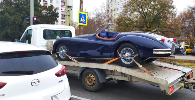 Jaguar XK 140 és Type-E Szegeden
