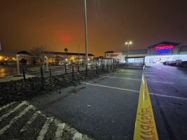 Munkálatok a Rókusi körúti Tesco előtt