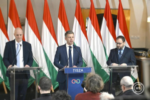 Magyar Péter sajtótájékoztató