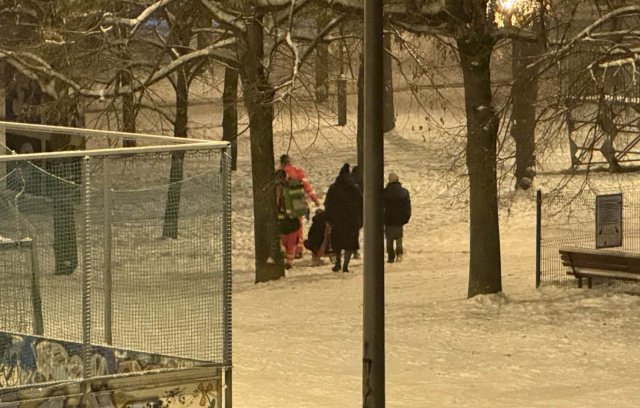 Szánkóbaleset a Zápor tónál