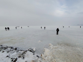 Befagyott Balaton
