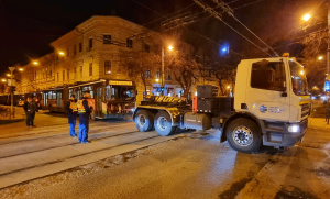 Trolibuszok ütköztek a Tisza Lajos körúton