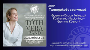 Tóth Vera Band jótékonysági koncert Szeged