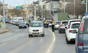 Ellenőrzés a Bertalan hídon