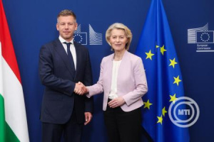 Magyar Péter, Ursula Von Der Leyen