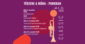 Térzene a Móra-parkban
