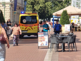 Kerékpáros szenvedett balesetet a Kárász utcán